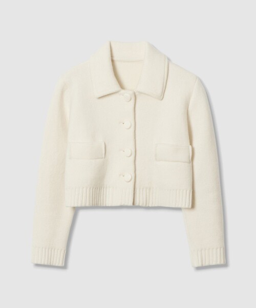 LOULOU WILLOUGHBY】デュアルレイヤードニットジャケット LOULOU WILLOUGHBY】デュアルレイヤードニットジャケット