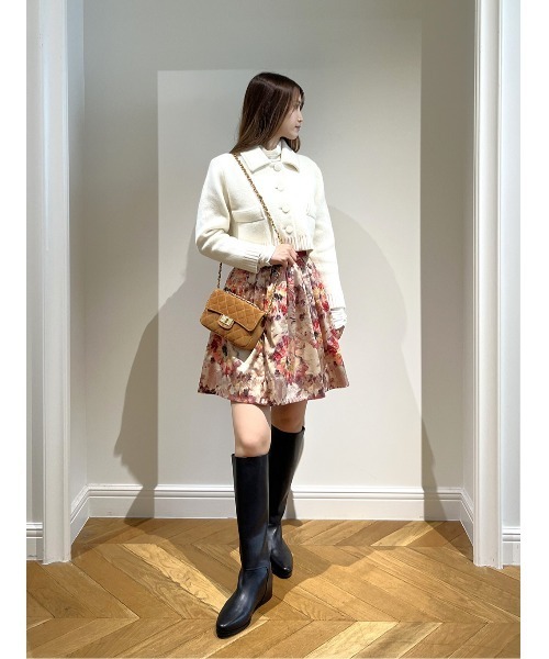 LOULOU WILLOUGHBY】デュアルレイヤードニットジャケット