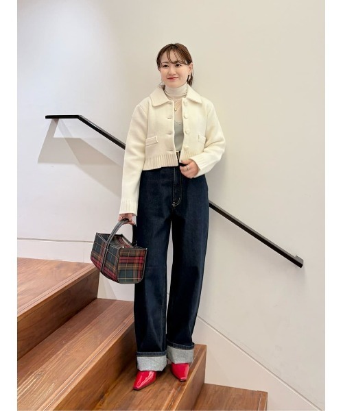 LOULOU WILLOUGHBY】デュアルレイヤードニットジャケット