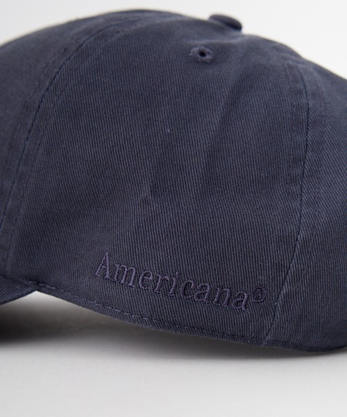 Americana/アメリカーナ] 47 クリーンナップ ロゴ刺繍キャップ