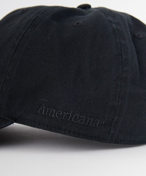Americana/アメリカーナ] 47 クリーンナップ ロゴ刺繍キャップ
