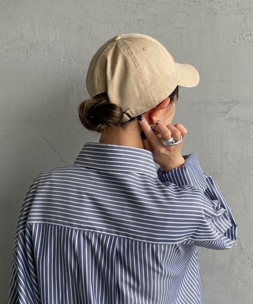 AMERICANA（アメリカーナ）の「[Americana/アメリカーナ] 47 クリーンナップ ロゴ刺繍キャップ（キャップ・レディース・ネイビー/ブラック/カーキ・ONE SIZE）」の21枚目の写真