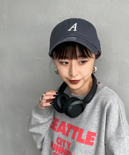 Americana/アメリカーナ] 47 クリーンナップ ロゴ刺繍キャップ