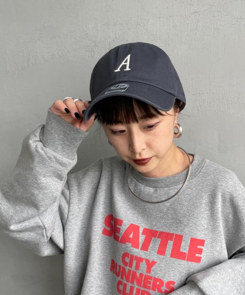 Americana/アメリカーナ] 47 クリーンナップ ロゴ刺繍キャップ