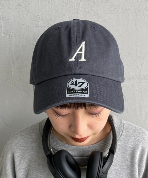 Americana/アメリカーナ] 47 クリーンナップ ロゴ刺繍キャップ