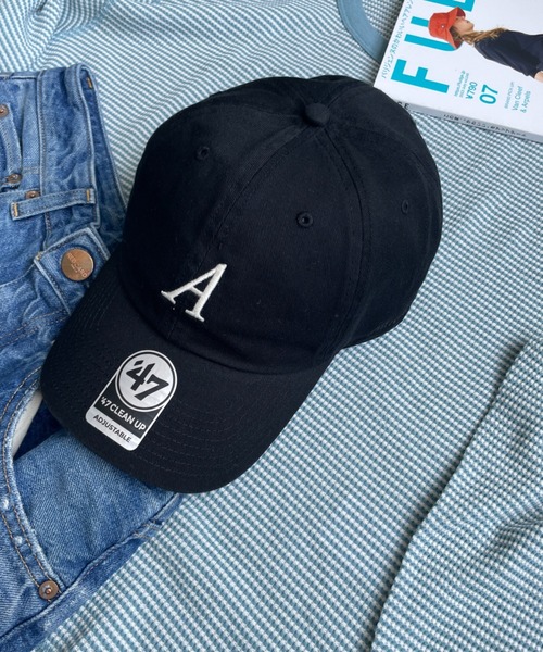 AMERICANA（アメリカーナ）の「[Americana/アメリカーナ] 47 クリーンナップ ロゴ刺繍キャップ（キャップ・レディース・ネイビー/ブラック/カーキ・ONE SIZE）」の14枚目の写真