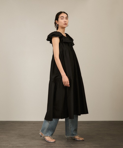 Keepsake ネイビー レース ノースリーブ ワンピース 2wayタートルネックノースリーブワンピース(ネイビー