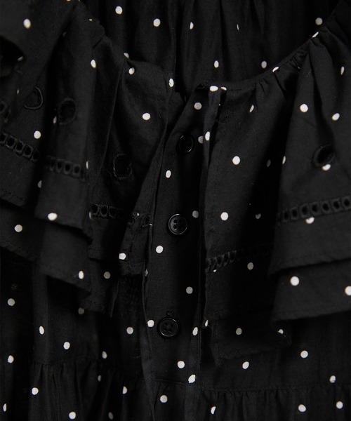 crinkle crinkle crinkle（クリンクルクリンクルクリンクル）の「【crinkle crinkle crinkle】別注ノースリーブレースワンピース（ワンピース・レディース・ブラック系その他3/ブラック・FREE）」の22枚目の写真