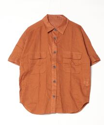 JOURNAL STANDARD 半袖 デザインブラウス オレンジ 美品 セール JOURNAL STANDARD - JOURNAL STANDARD 半袖 デザインブラウス