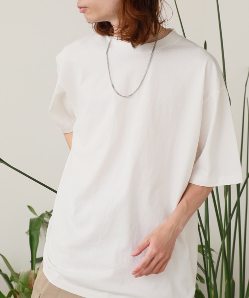 LIFEMAX（ライフマックス）の「LIFEMAX/ライフマックス 6.5オンスピグメントダイＴシャツ 無地Tシャツ メンズ 秋物 秋服 2026年秋冬（Tシャツ/カットソー・メンズ・オフホワイト/ネイビー/コーラル/パープル/ブラック・S/XL/L/M）」の2枚目の写真