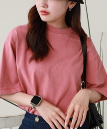 LIFEMAX/ライフマックス 6.5オンスピグメントダイTシャツ 無地Tシャツ メンズ 秋物 秋服 2026年秋冬