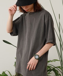 LIFEMAX/ライフマックス 6.5オンスピグメントダイTシャツ 無地Tシャツ メンズ 秋物 秋服 2026年秋冬