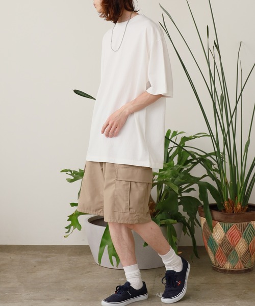 LIFEMAX（ライフマックス）の「LIFEMAX/ライフマックス 6.5オンスピグメントダイＴシャツ 無地Tシャツ メンズ 秋物 秋服 2026年秋冬（Tシャツ/カットソー・メンズ・オフホワイト/ネイビー/コーラル/パープル/ブラック・S/XL/L/M）」の9枚目の写真