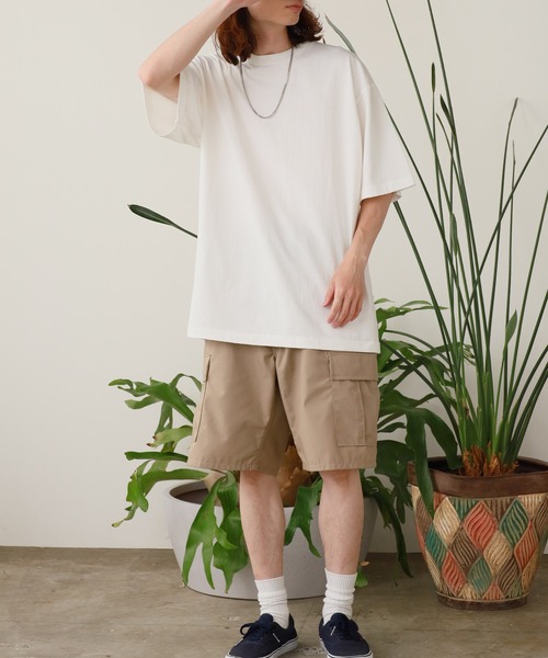 LIFEMAX（ライフマックス）の「LIFEMAX/ライフマックス 6.5オンスピグメントダイＴシャツ 無地Tシャツ メンズ 秋物 秋服 2026年秋冬（Tシャツ/カットソー・メンズ・オフホワイト/ネイビー/コーラル/パープル/ブラック・S/XL/L/M）」の8枚目の写真