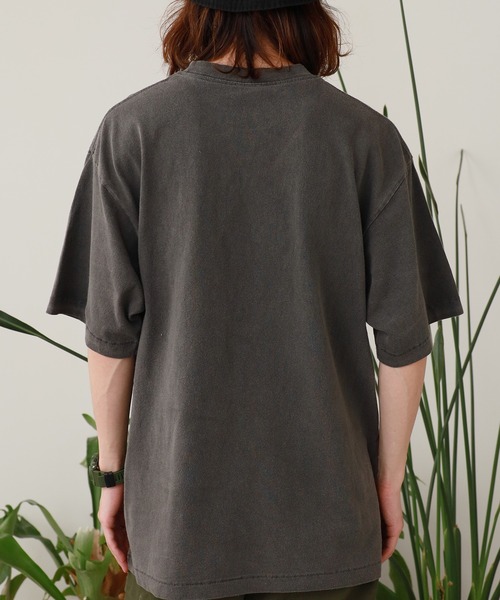 LIFEMAX（ライフマックス）の「LIFEMAX/ライフマックス 6.5オンスピグメントダイＴシャツ 無地Tシャツ メンズ 秋物 秋服 2026年秋冬（Tシャツ/カットソー・メンズ・オフホワイト/ネイビー/コーラル/パープル/ブラック・S/XL/L/M）」の15枚目の写真