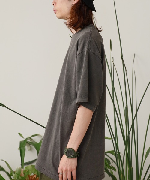 LIFEMAX（ライフマックス）の「LIFEMAX/ライフマックス 6.5オンスピグメントダイＴシャツ 無地Tシャツ メンズ 秋物 秋服 2026年秋冬（Tシャツ/カットソー・メンズ・オフホワイト/ネイビー/コーラル/パープル/ブラック・S/XL/L/M）」の14枚目の写真