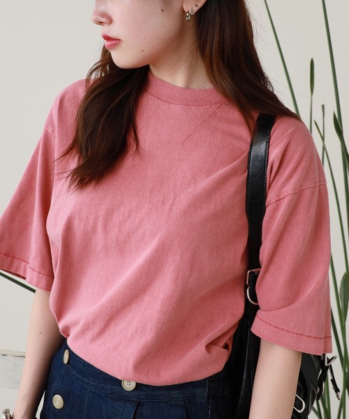 LIFEMAX（ライフマックス）の「LIFEMAX/ライフマックス 6.5オンスピグメントダイＴシャツ 無地Tシャツ メンズ 秋物 秋服 2026年秋冬（Tシャツ/カットソー・メンズ・オフホワイト/ネイビー/コーラル/パープル/ブラック・S/XL/L/M）」の17枚目の写真