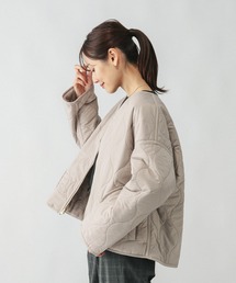 GLOBAL WORK | リバーシブルファーキルトブルゾン/494074(ブルゾン)