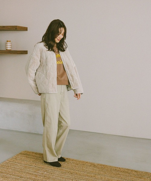 リバーシブルキルトブルゾン GLOBAL WORK（グローバルワーク）の「リバーシブルキルトブルゾン