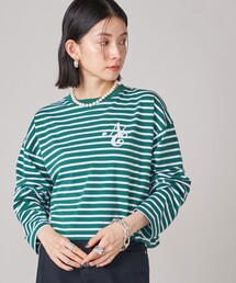 SHIPS NINE CASE:ボーダー 長袖 TEE