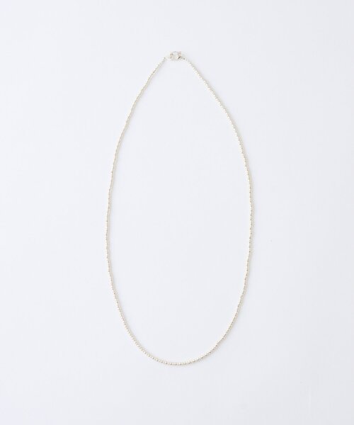 Whim Gazette（ウィムガゼット）の「【Hoaw.】シルバービース MIXネックレス（ネックレス・レディース・シルバー系その他4・FREE）」の5枚目の写真