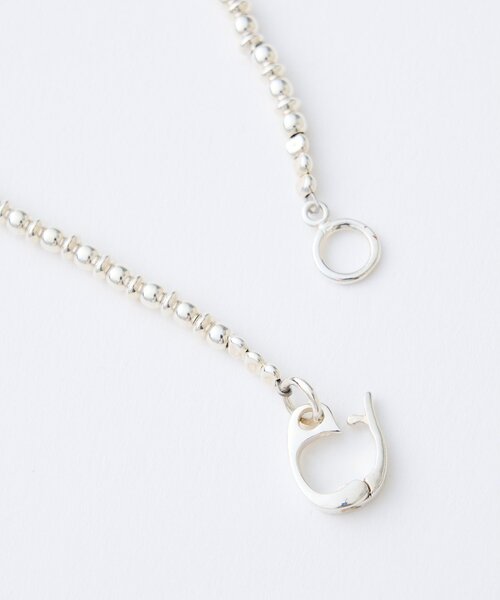 Whim Gazette（ウィムガゼット）の「【Hoaw.】シルバービース MIXネックレス（ネックレス・レディース・シルバー系その他4・FREE）」の6枚目の写真