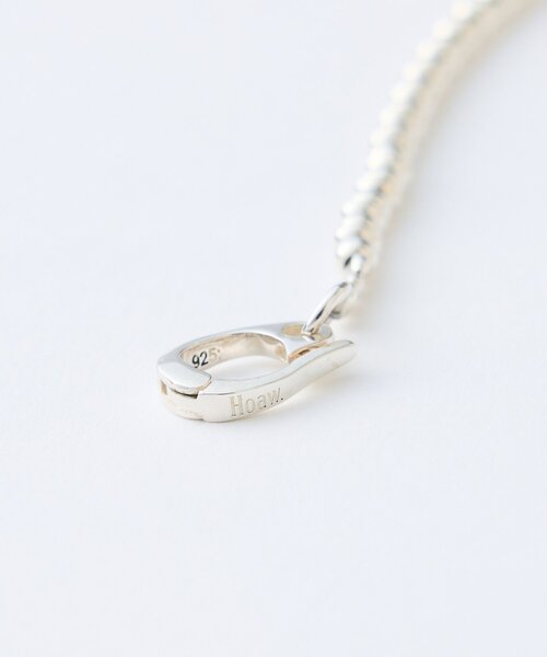 Whim Gazette（ウィムガゼット）の「【Hoaw.】シルバービース MIXネックレス（ネックレス・レディース・シルバー系その他4・FREE）」の7枚目の写真