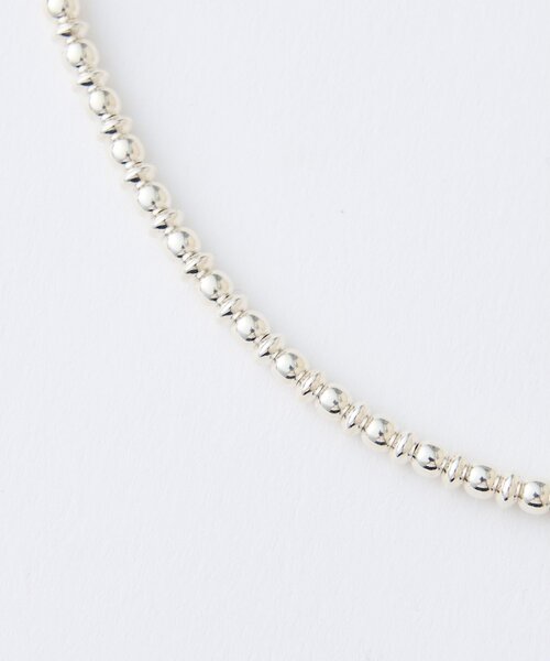 Whim Gazette（ウィムガゼット）の「【Hoaw.】シルバービース MIXネックレス（ネックレス・レディース・シルバー系その他4・FREE）」の8枚目の写真