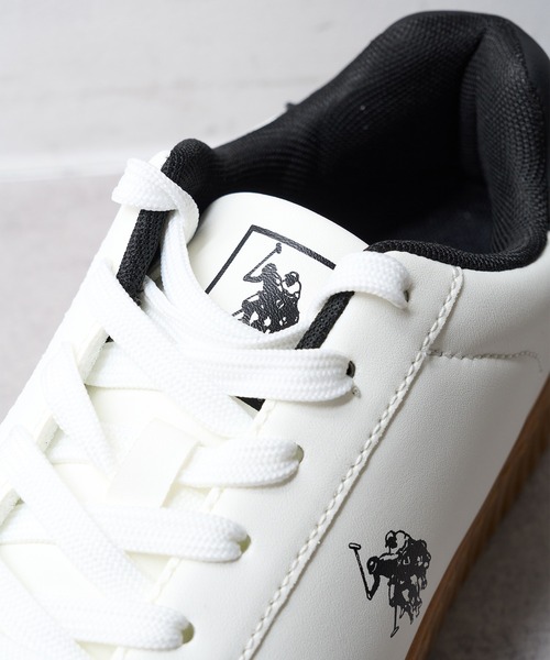 U.S. POLO ASSN.（ユーエスポロアッスン）の「【U.S. POLO ASSN.】ボリュームソール ワンポイント スニーカー（スニーカー・レディース・ホワイト/ブラック系1/ブラック/ホワイト系1/ブラウン・22.5cm/23cm/23.5cm/24㎝/24.5cm/24cm）」の14枚目の写真
