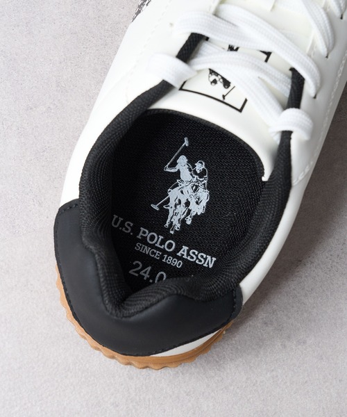 U.S. POLO ASSN.（ユーエスポロアッスン）の「【U.S. POLO ASSN.】ボリュームソール ワンポイント スニーカー（スニーカー・レディース・ホワイト/ブラック系1/ブラック/ホワイト系1/ブラウン・22.5cm/23cm/23.5cm/24㎝/24.5cm/24cm）」の16枚目の写真
