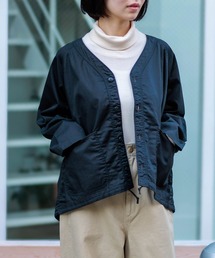 D.M.G.（ドミンゴ）の「[D.M.G. / ディーエムジー] コーマツイルグロッシークリスプ ワークシャツカーディガン（カーディガン/ボレロ）」