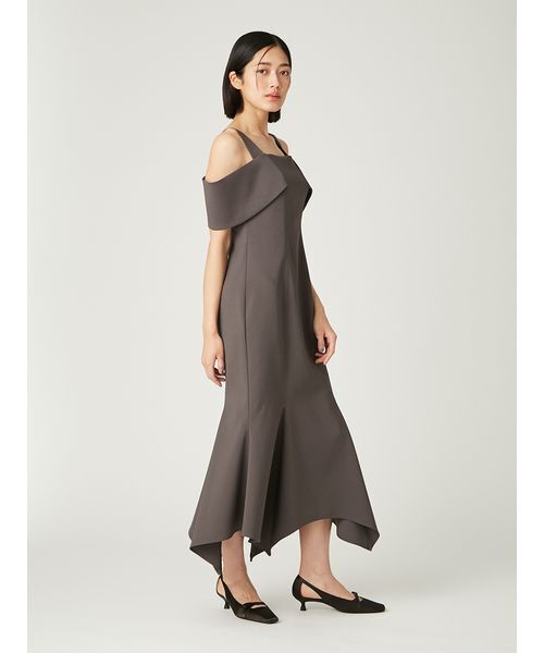 FRAY I.D(フレイアイディー)の「オフショルアシメマーメイドドレス(ドレス・レディース・グレー/ブラック/ブルー・0/1)」の10枚目の写真