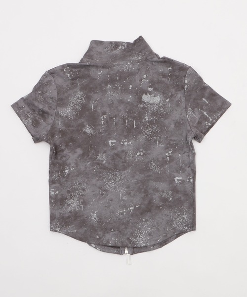 Figments（フィグメンツ）の「ヴィンテージライクスタッズZIPトップ（カーディガン/ボレロ・レディース・チャコールグレー・FREE）」の2枚目の写真