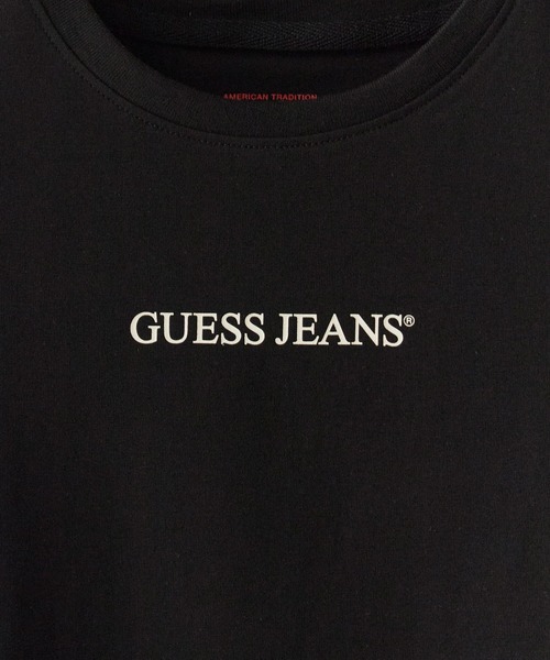 GUESS JEANS(ゲスジーンズ)の「GUESS JEANS/ゲスジーンズ GJ SS CN SLIM LOGO PRINT TEE Tシャツ(Tシャツ/カットソー・レディース・ブラック/ホワイト・M/S)」の3枚目の写真