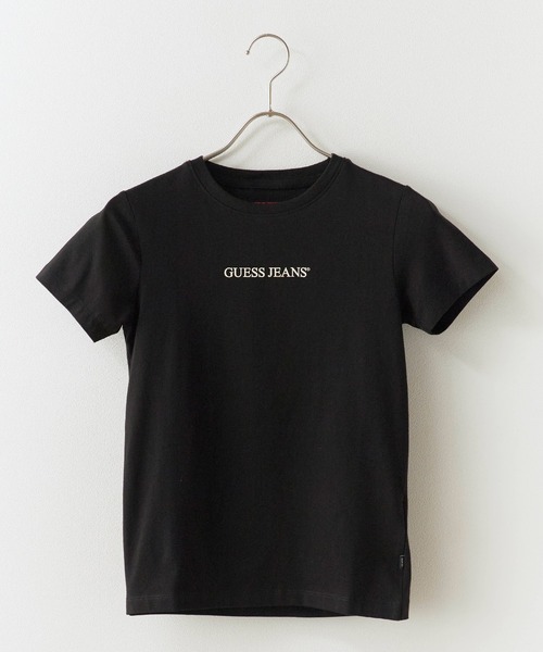GUESS JEANS(ゲスジーンズ)の「GUESS JEANS/ゲスジーンズ GJ SS CN SLIM LOGO PRINT TEE Tシャツ(Tシャツ/カットソー・レディース・ブラック/ホワイト・M/S)」の12枚目の写真