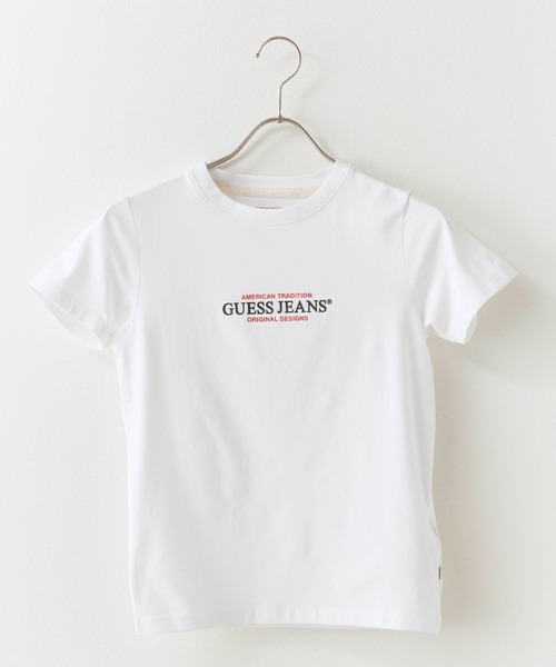 GUESS JEANS(ゲスジーンズ)の「GUESS JEANS/ゲスジーンズ GJ SS CN SLIM LOGO PRINT TEE Tシャツ(Tシャツ/カットソー・レディース・ブラック/ホワイト・M/S)」の22枚目の写真