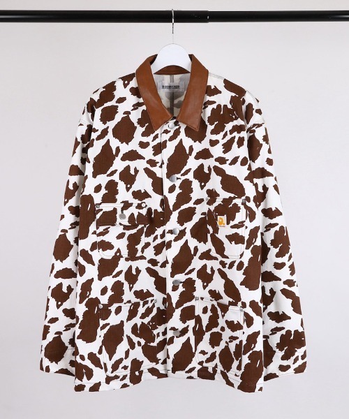 DISCOVERED(ディスカバード)の「mj10984-COW PRINT COVERALL カバーオール(DC-SS26-BL-01)(カバーオール・メンズ・ブラック/ブラウン・1/3)」の9枚目の写真