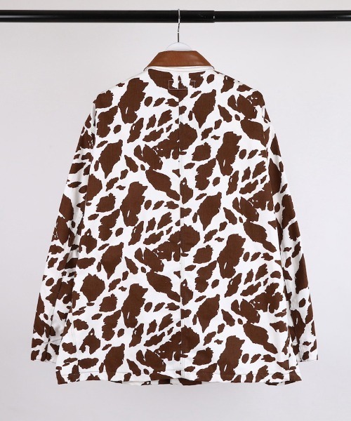 DISCOVERED(ディスカバード)の「mj10984-COW PRINT COVERALL カバーオール(DC-SS26-BL-01)(カバーオール・メンズ・ブラック/ブラウン・1/3)」の10枚目の写真