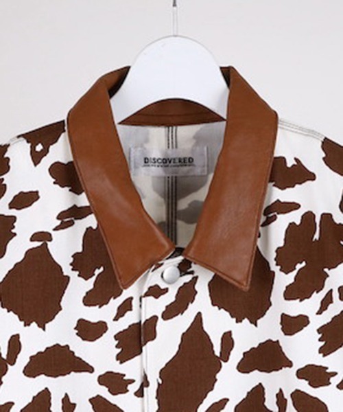 DISCOVERED(ディスカバード)の「mj10984-COW PRINT COVERALL カバーオール(DC-SS26-BL-01)(カバーオール・メンズ・ブラック/ブラウン・1/3)」の11枚目の写真