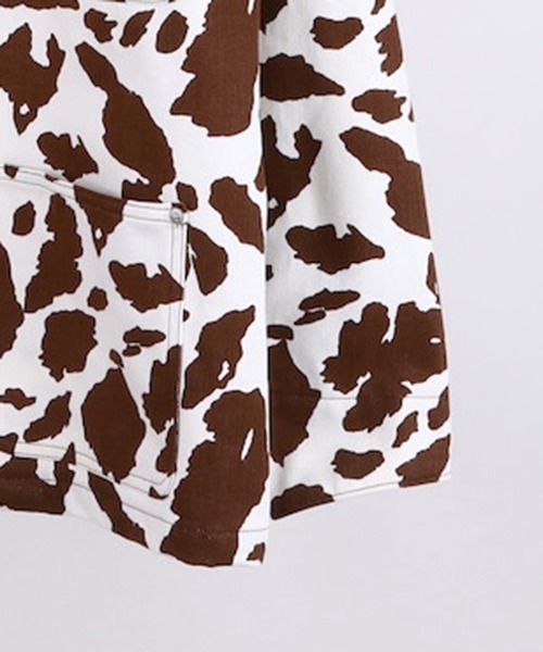 DISCOVERED(ディスカバード)の「mj10984-COW PRINT COVERALL カバーオール(DC-SS26-BL-01)(カバーオール・メンズ・ブラック/ブラウン・1/3)」の12枚目の写真
