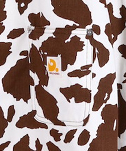 DISCOVERED(ディスカバード)の「mj10984-COW PRINT COVERALL カバーオール(DC-SS26-BL-01)(カバーオール・メンズ・ブラック/ブラウン・1/3)」の13枚目の写真