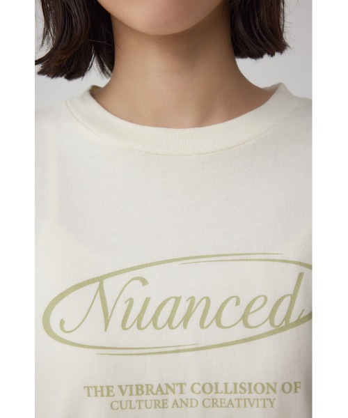 AZUL by moussy(アズールバイマウジー)の「ヴィンテージ5分袖Tシャツ(Tシャツ/カットソー・レディース・ライトブラック/ピンク/アイボリー・FREE)」の10枚目の写真