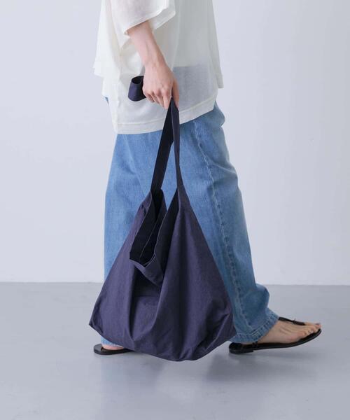 かぐれ（カグレ）の「コットンショルダーバッグ（ショルダーバッグ・レディース・グレー/レッド/ネイビー/ブラック・FREE）」の18枚目の写真