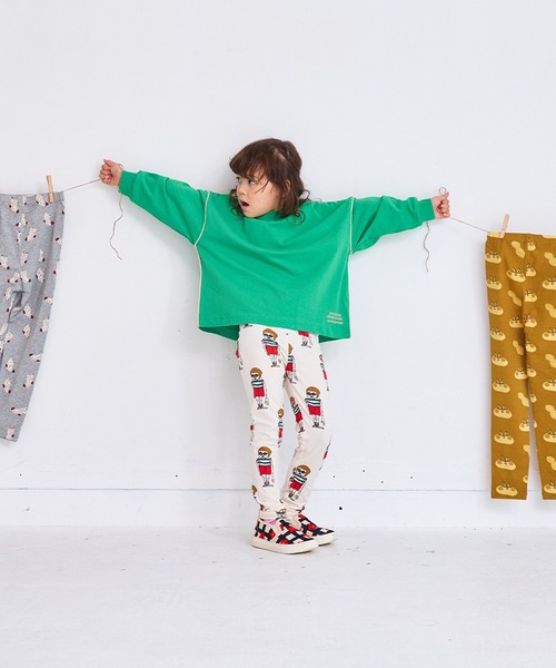 MARKEY'S（マーキーズ）の「ソウガラフル丈レギンス（レギンス/スパッツ・キッズ・レッド系その他/ブルー系その他/ブラウン系その他/ピンク系その他/杢グレー・70/80/90/95/100/110/120/130）」の17枚目の写真