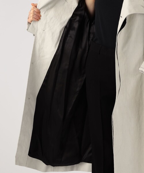 TOMORROWLAND (トゥモローランド)の「MARINA YEE MY Imper ナイロンコットン トレンチコート(トレンチコート・レディース・ライトグレー・0)」の5枚目の写真