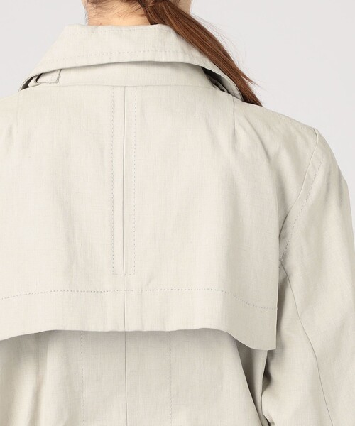 TOMORROWLAND (トゥモローランド)の「MARINA YEE MY Imper ナイロンコットン トレンチコート(トレンチコート・レディース・ライトグレー・0)」の7枚目の写真