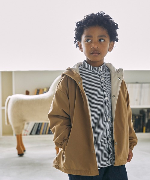 GENERATOR（ジェネレーター）の「GENERATOR/ジェネレーター スノーパーカー（パーカー・キッズ・ベージュ/ベージュ系その他/ブラック・M/L/XL）」の3枚目の写真