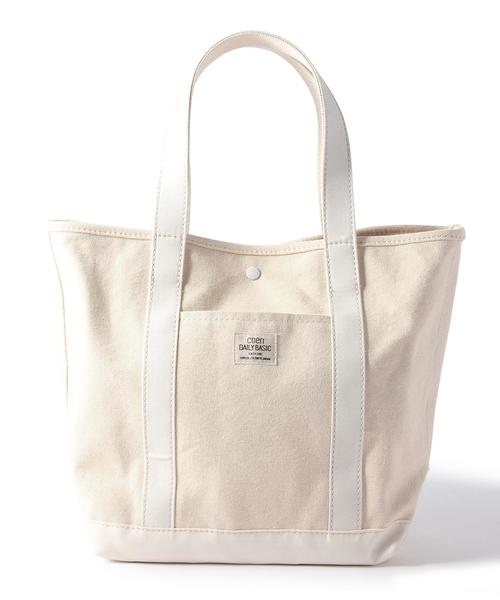 coen(コーエン)の「デイリーキャンバストートバッグ(トートバッグ・レディース・ホワイト/ダークグリーン/ネイビー・FREE)」の4枚目の写真