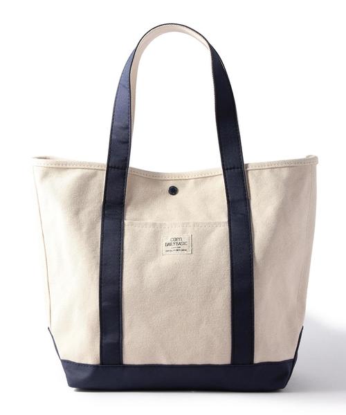coen(コーエン)の「デイリーキャンバストートバッグ(トートバッグ・レディース・ホワイト/ダークグリーン/ネイビー・FREE)」の16枚目の写真
