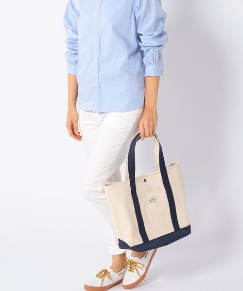 coen(コーエン)の「デイリーキャンバストートバッグ(トートバッグ・レディース・ホワイト/ダークグリーン/ネイビー・FREE)」の11枚目の写真